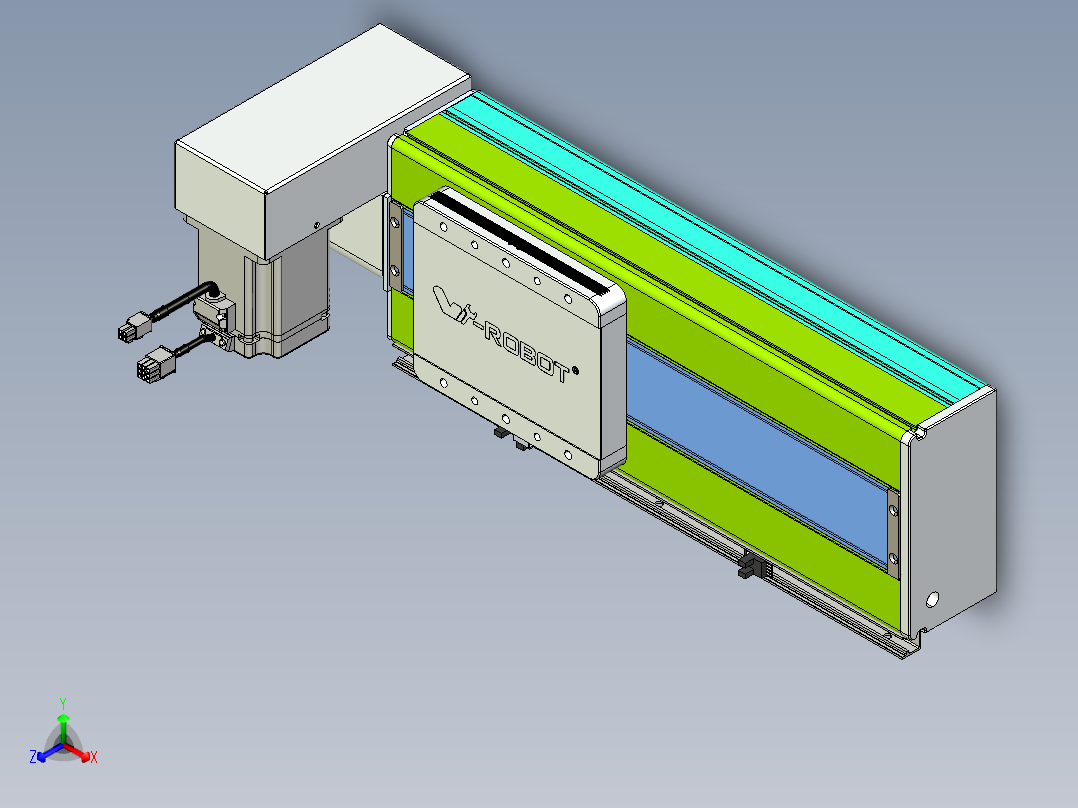 威洛博VBC同步带传动一无尘环境VBC17-L45-S200-BRU-ZP75-C3正等轴测图