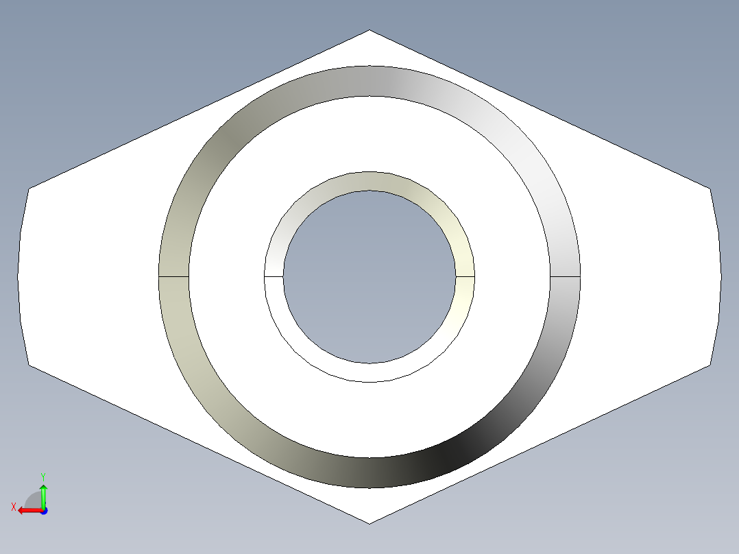 定位配件(D)2263-3D多系列多零件图纸模型后视图