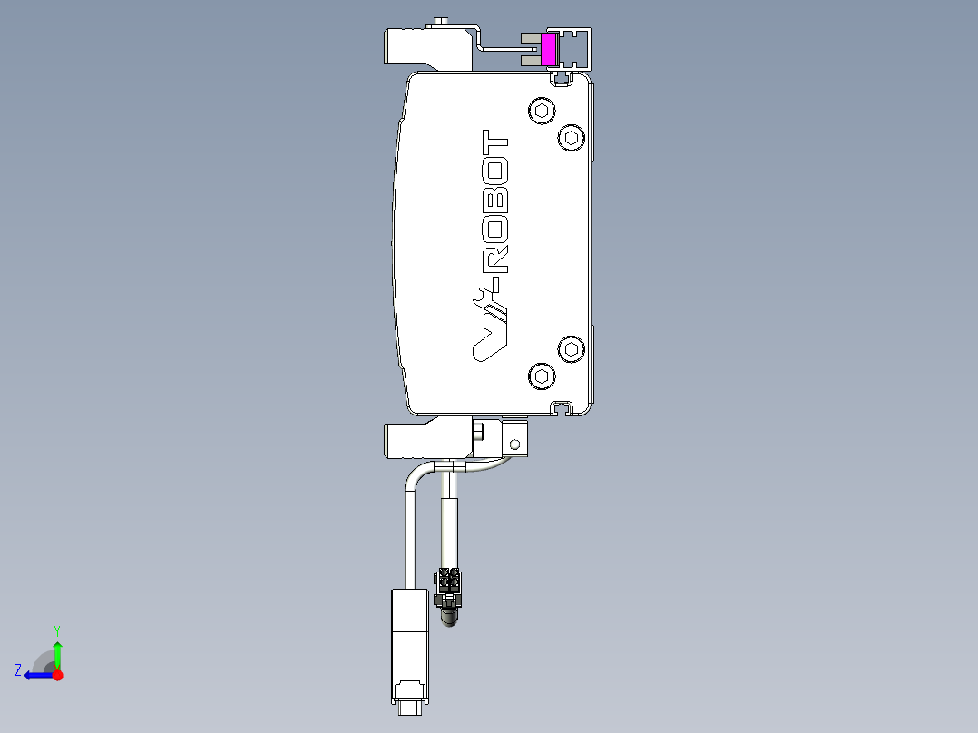 威洛博VL系列直线电机模组-VL14S3-S500右视图