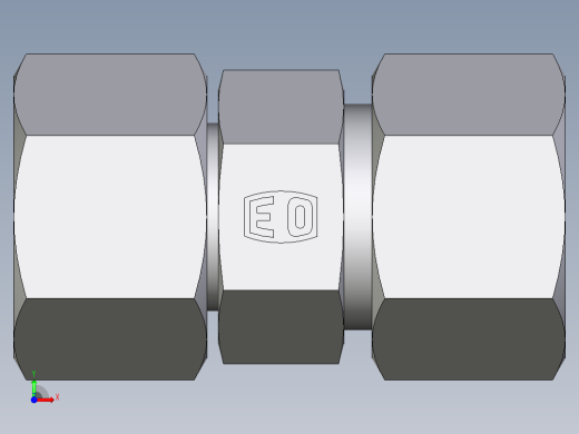卡套式工业通用硬管接头EO_Distance_piece_adapter_DA16ZS71前视缩略图