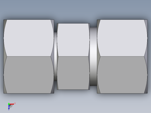 卡套式工业通用硬管接头EO_Distance_piece_adapter_DA16ZS71俯视缩略图