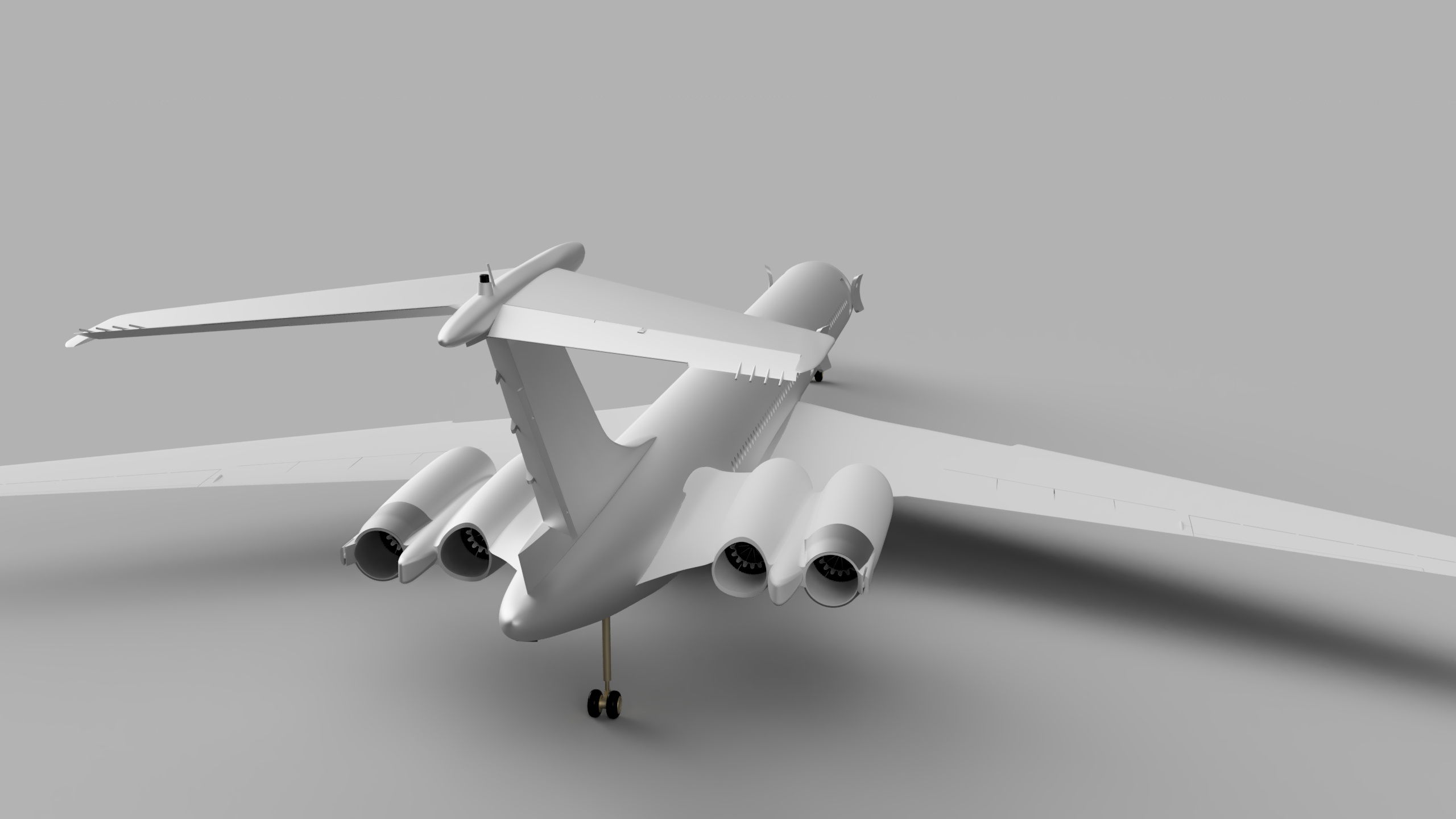 伊尔62喷气式客机模型