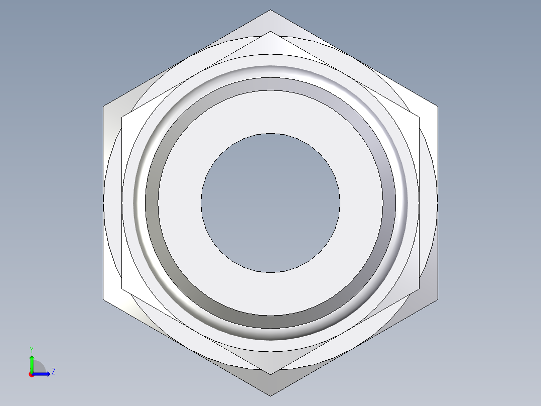 卡套式工业通用硬管接头EO_Male_Stud_connector_GEO20ZSMCF左视图