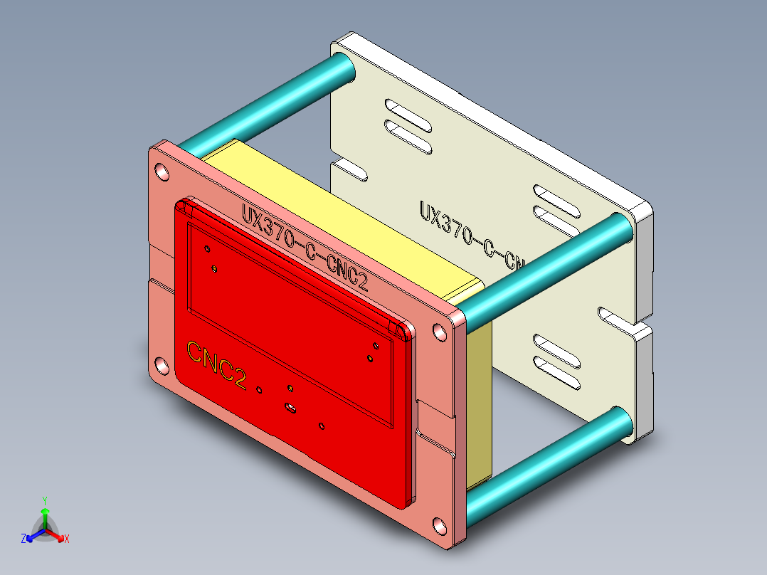 UX370-C-CNC2-1017正等轴测图