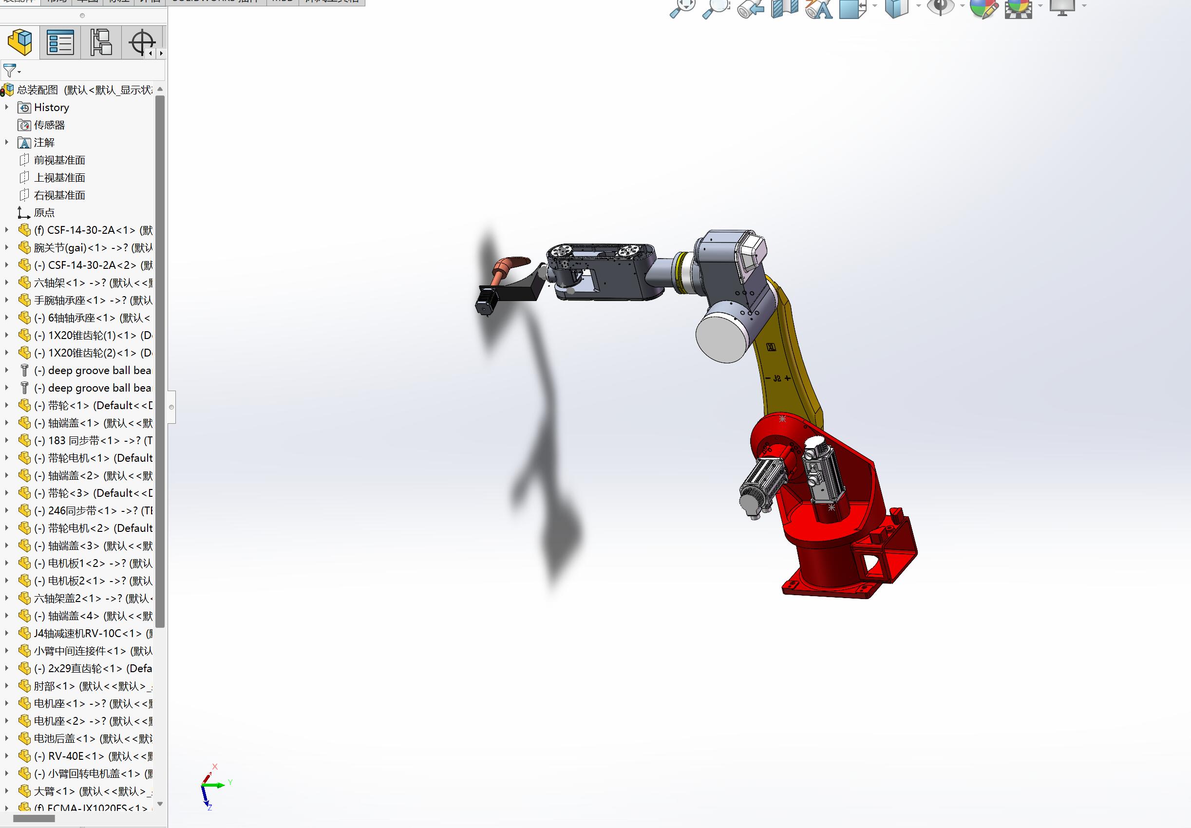 10kg六关节机器人三维-六自由度打磨机器人