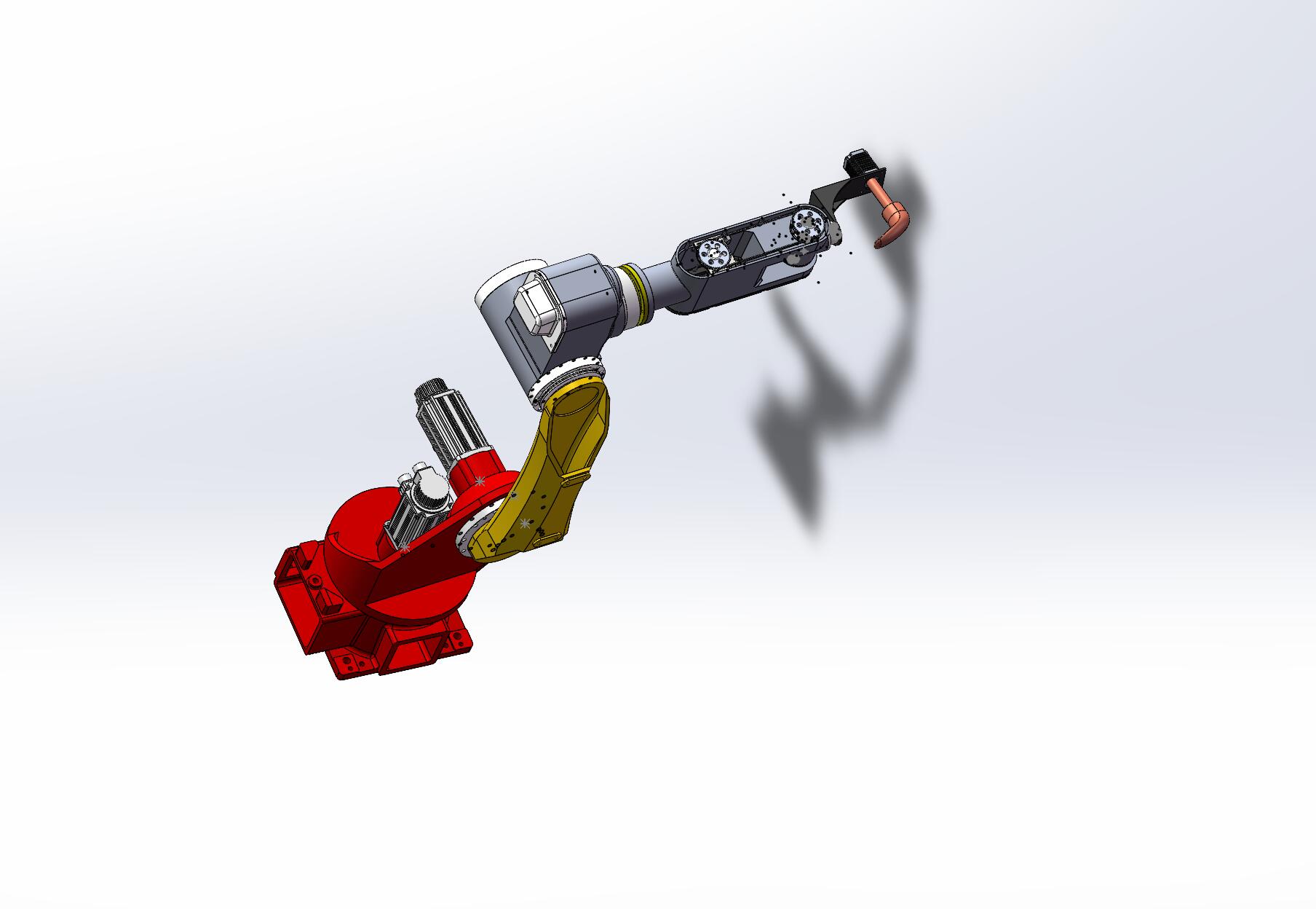 10kg六关节机器人三维-六自由度打磨机器人