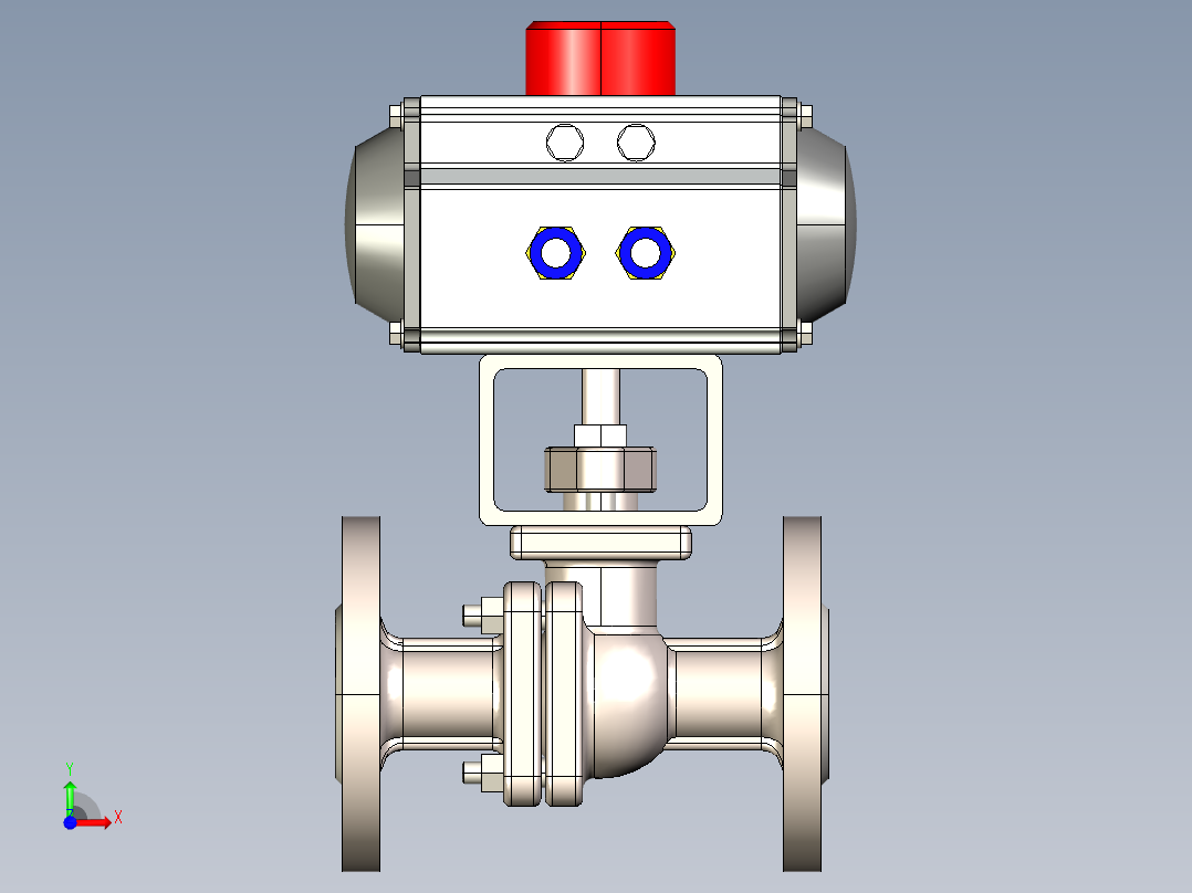 阀门模型-DN15____前视图