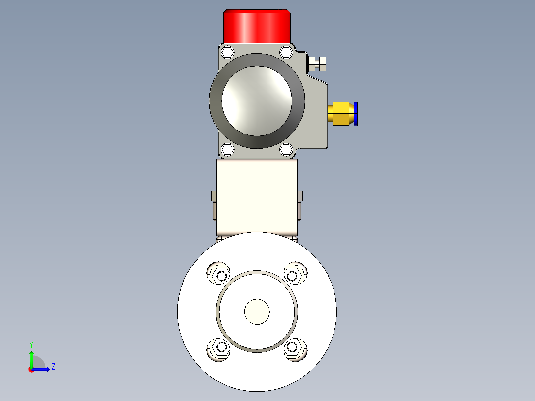 阀门模型-DN15____左视图