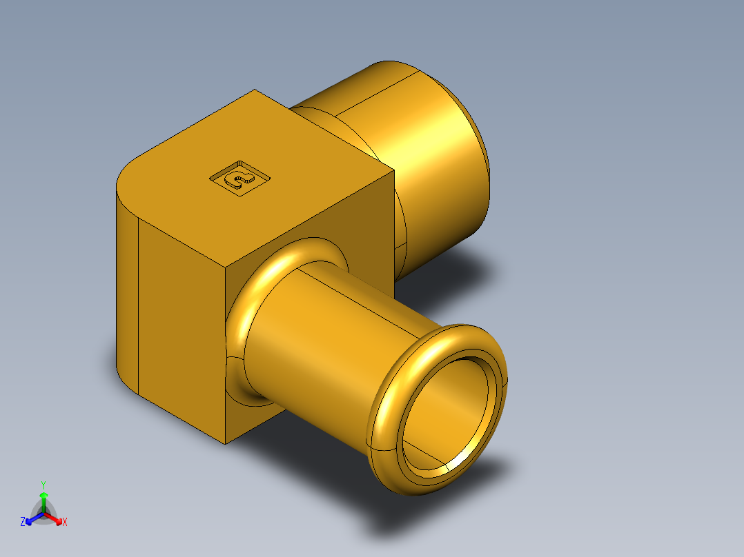 倒齿式工业管接头Beaded Hose Barb 90Deg Elbow Tube to Male Pipe 269HB-8-6主视图