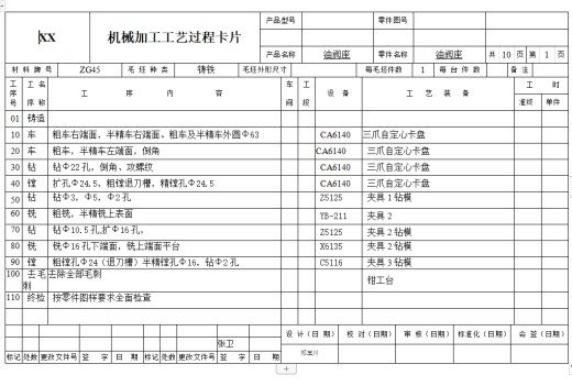 油阀座的钻10.5孔夹具设计夹具设计及加工工艺装备含4张CAD图缩略图
