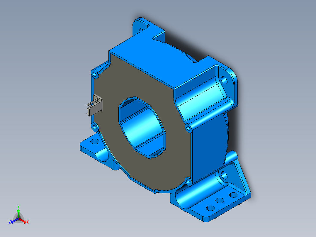 电流传感器模型设计386899==5正等轴测图