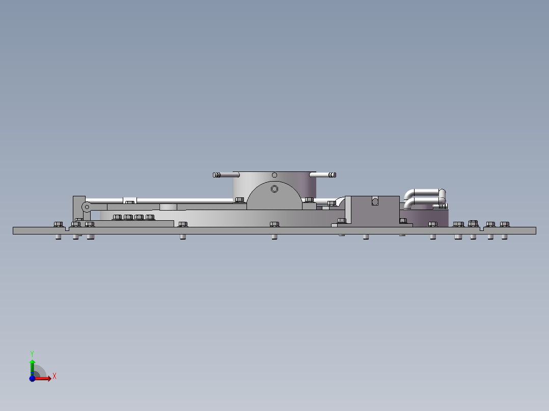 银行保险箱前视图