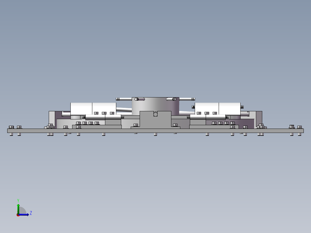银行保险箱左视图
