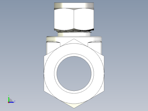 不锈钢世伟洛克卡套管接头，异径三通接头，外径25 mm x 25 mm x 16 mm左视缩略图