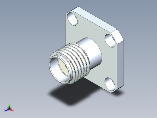 SMA接口72正等轴测缩略图