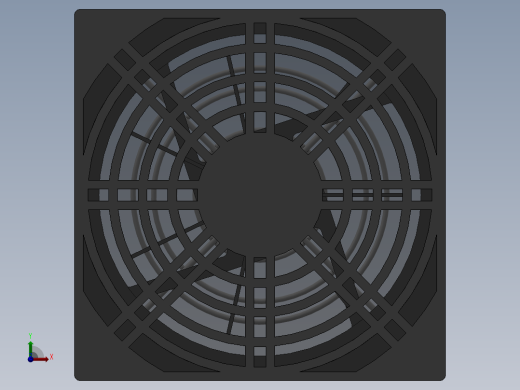 QQ-散热风扇（120）+2个防护网2015前视缩略图
