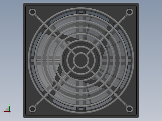 QQ-散热风扇（120）+2个防护网2015后视缩略图