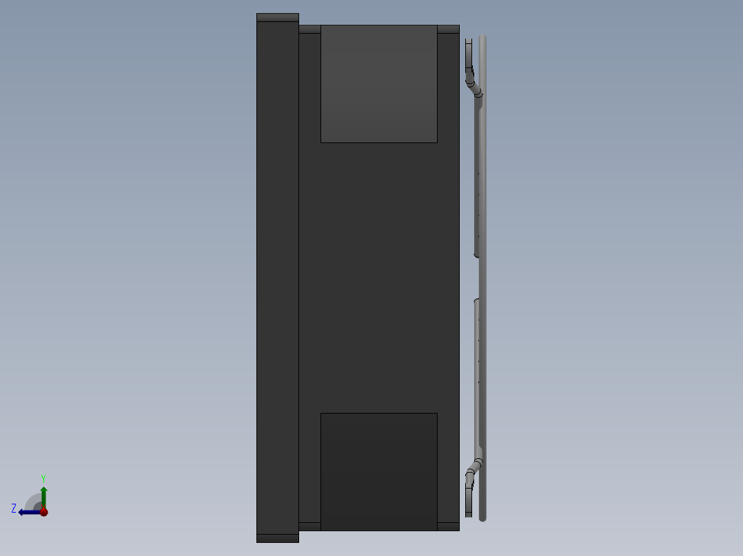 QQ-散热风扇（120）+2个防护网2015右视图