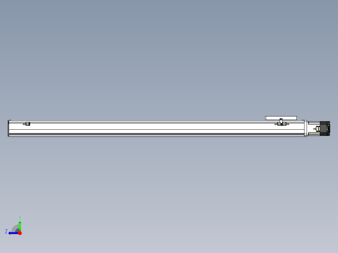 丝杠滑台-全封闭-EC17-Lx-C-S1400-BC-P75-D3右视图
