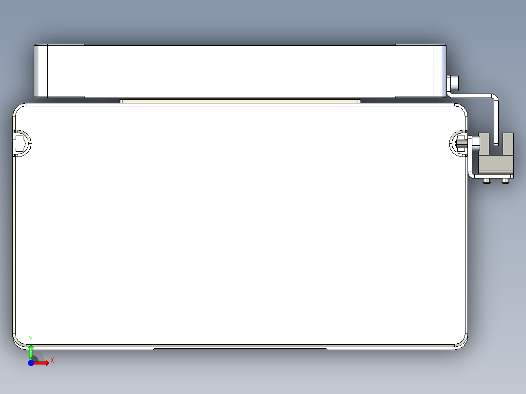丝杠滑台-全封闭-EC17-Lx-C-S450-BC-P75-D3前视图