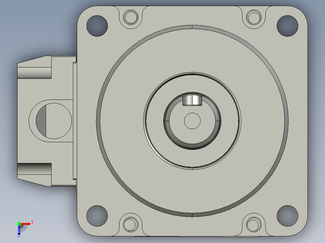 低压伺服电机MF3H-60CS(CM)30BZ1-504俯视图