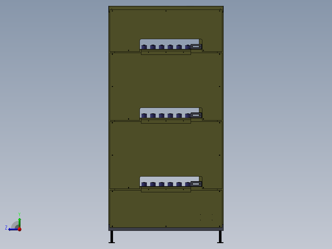圆柱电池分选机sw21右视图