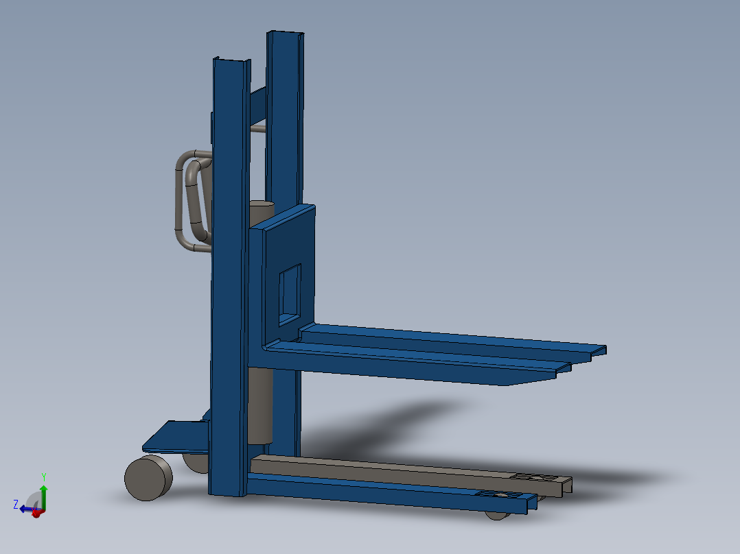 简易液压举升机sw18可编辑