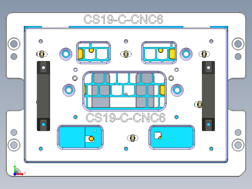 CS19-C-CNC6笔记本CNC工装夹具三维模型-180522前视缩略图