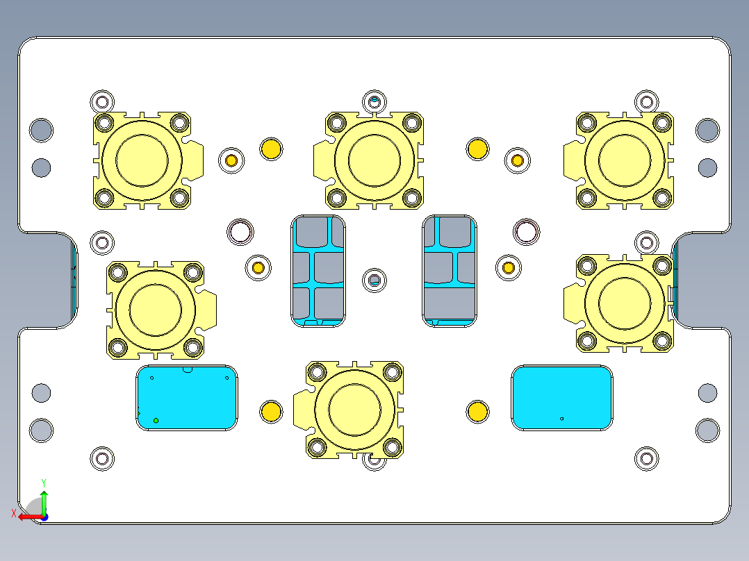 CS19-C-CNC6笔记本CNC工装夹具三维模型-180522后视图