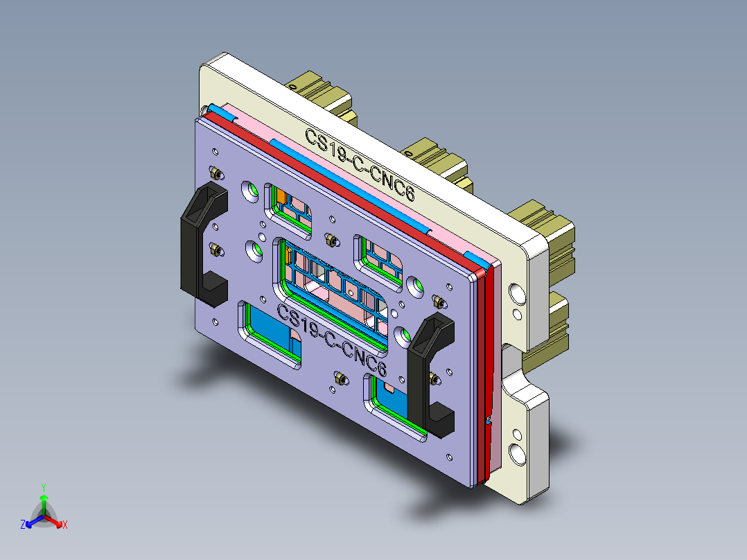 CS19-C-CNC6笔记本CNC工装夹具三维模型-180522正等轴测图