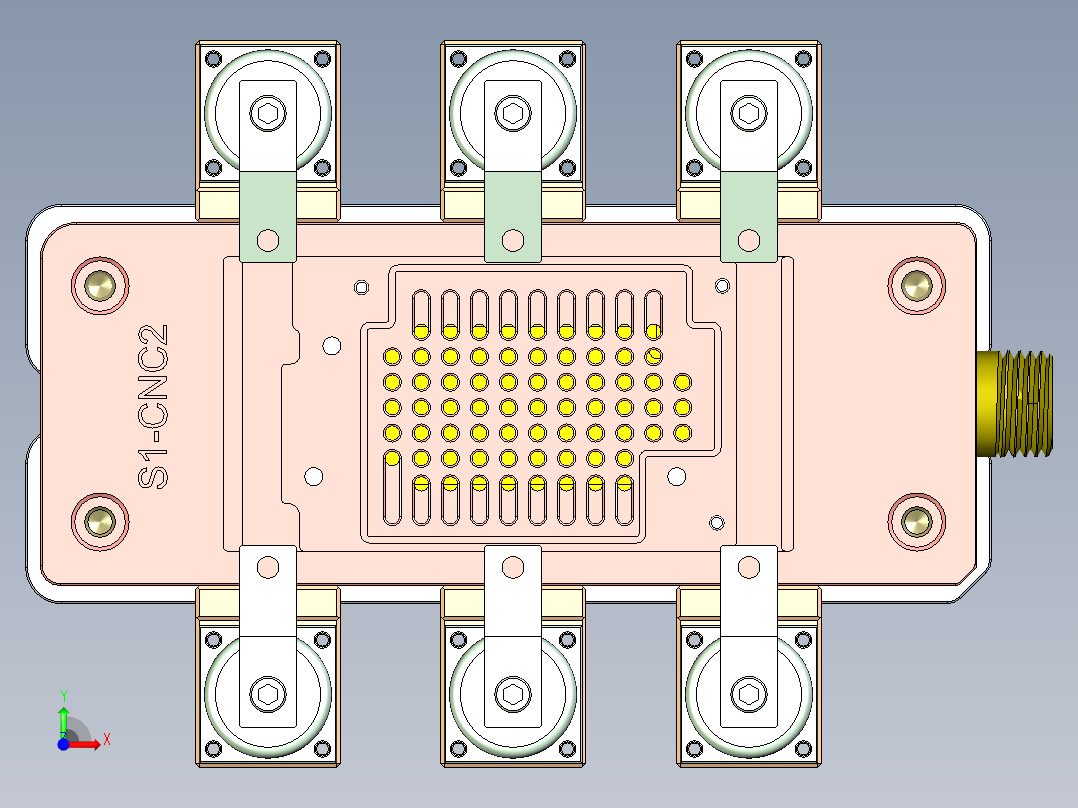 S1-CNC2笔记本CNC工装夹具三维模型-0119前视图