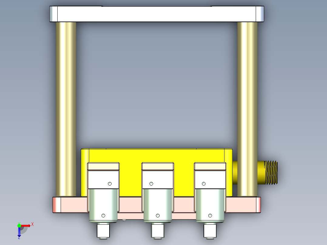 S1-CNC2笔记本CNC工装夹具三维模型-0119俯视图