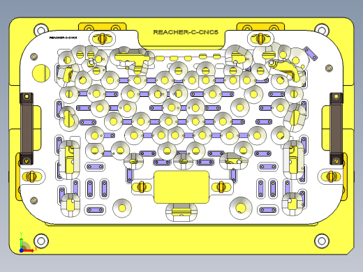 REACHER-C-cnc5笔记本CNC工装夹具三维模型-0710前视缩略图