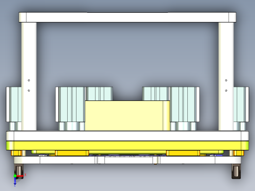 REACHER-C-cnc5笔记本CNC工装夹具三维模型-0710俯视缩略图