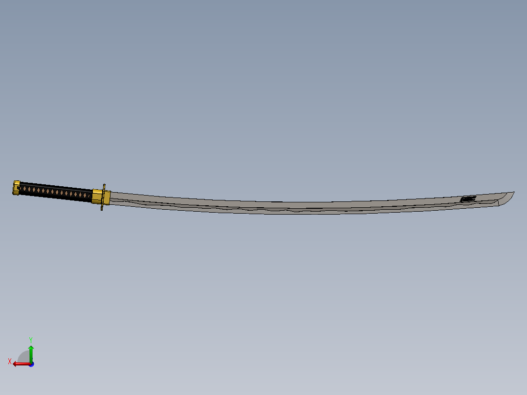 剑、宝剑(130)后视图