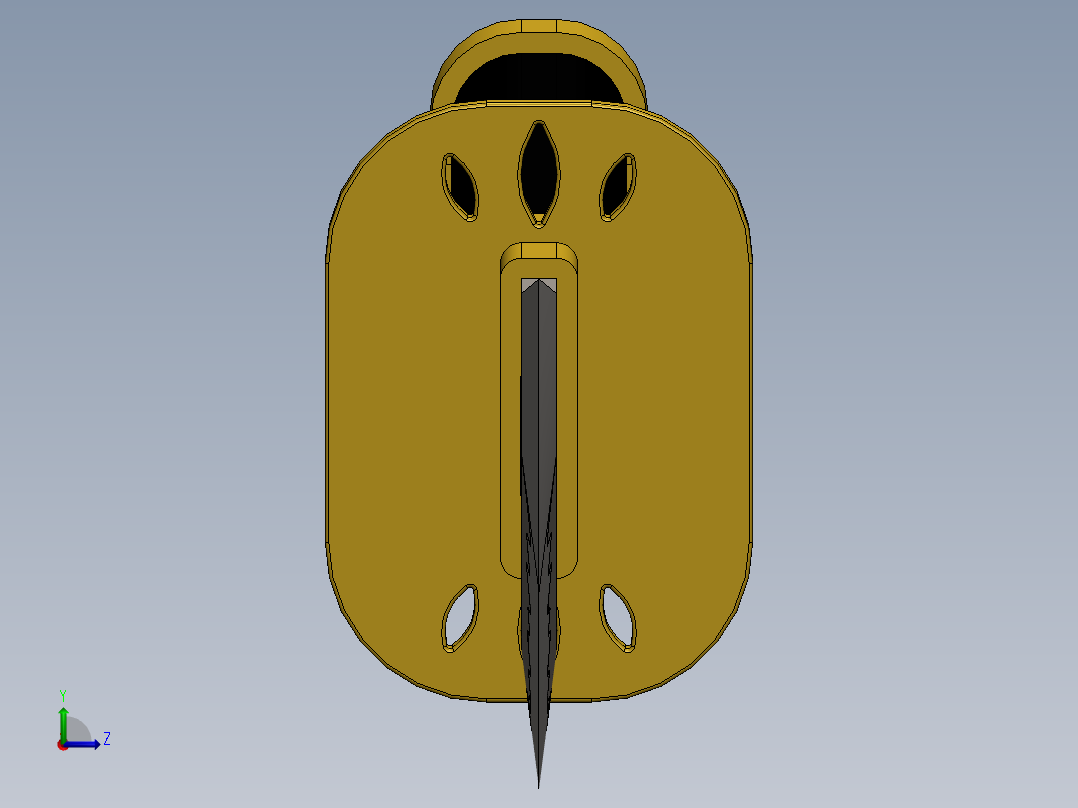 剑、宝剑(130)左视图