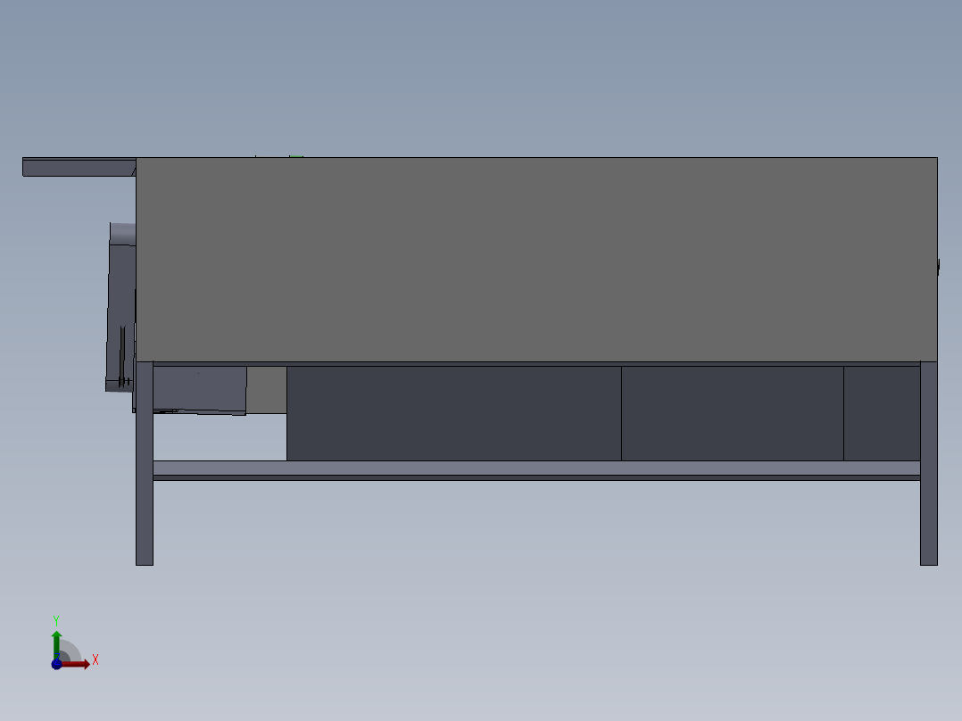分选滚笼sw10可编辑前视图