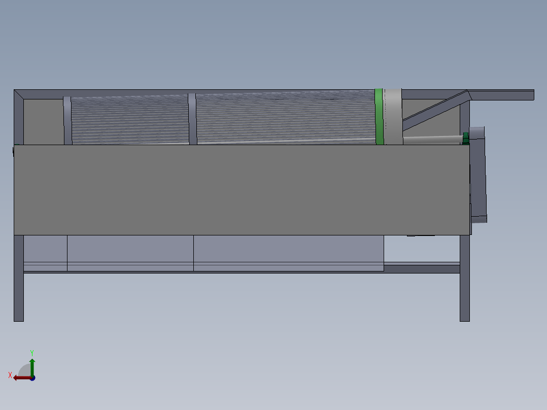 分选滚笼sw10可编辑后视图