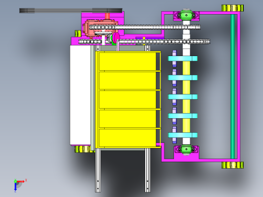 立式插秧机sw16可编辑俯视缩略图