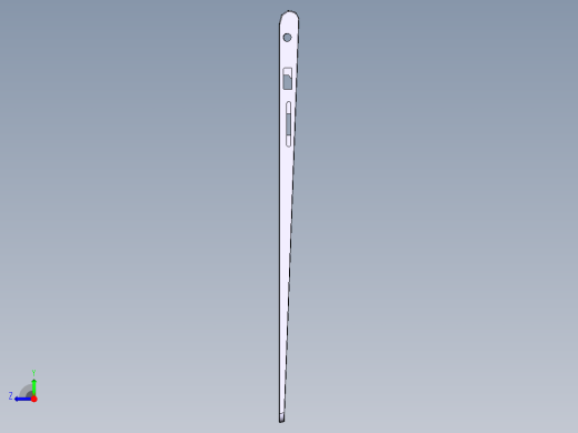 笔记本键盘外壳铣外侧倒角结构UG程序模型右视缩略图