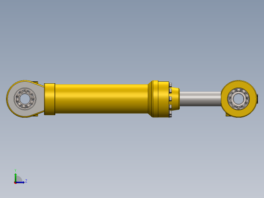 液压缸左视缩略图