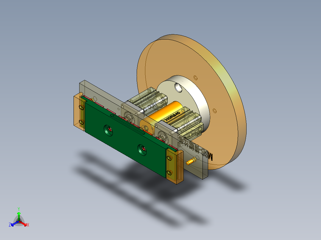 MSB锁螺丝装夹治具-190424正等轴测图
