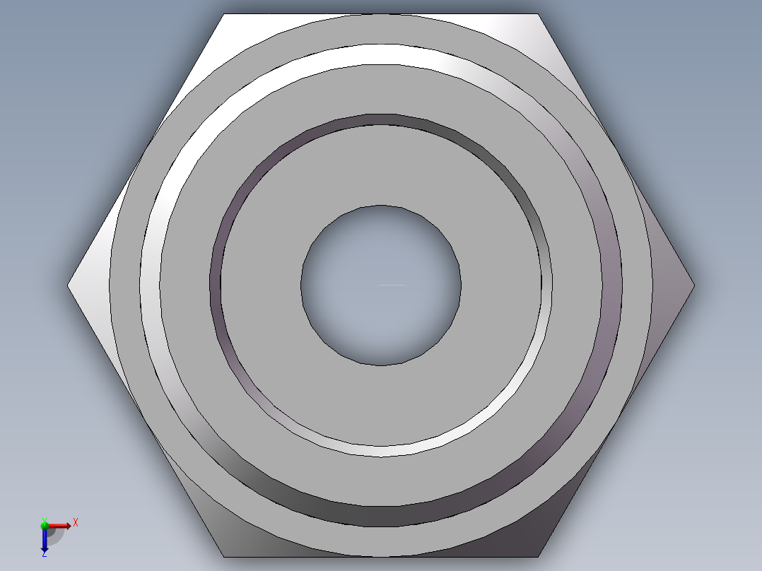 公制螺纹ED密封、1DM-24-18WD非标俯视图