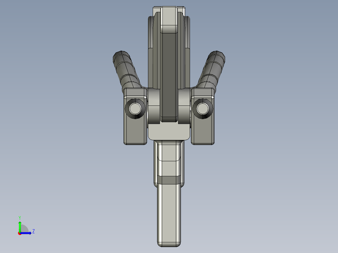 激光发射器左视图