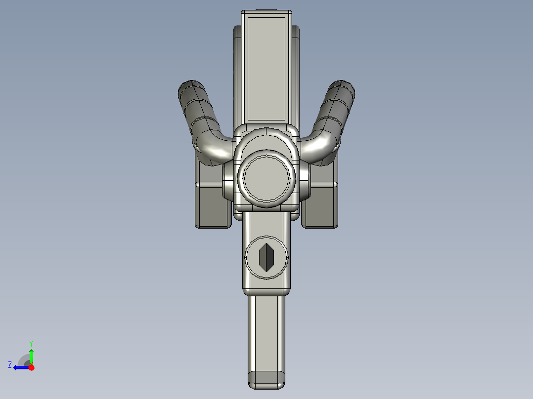 激光发射器右视图