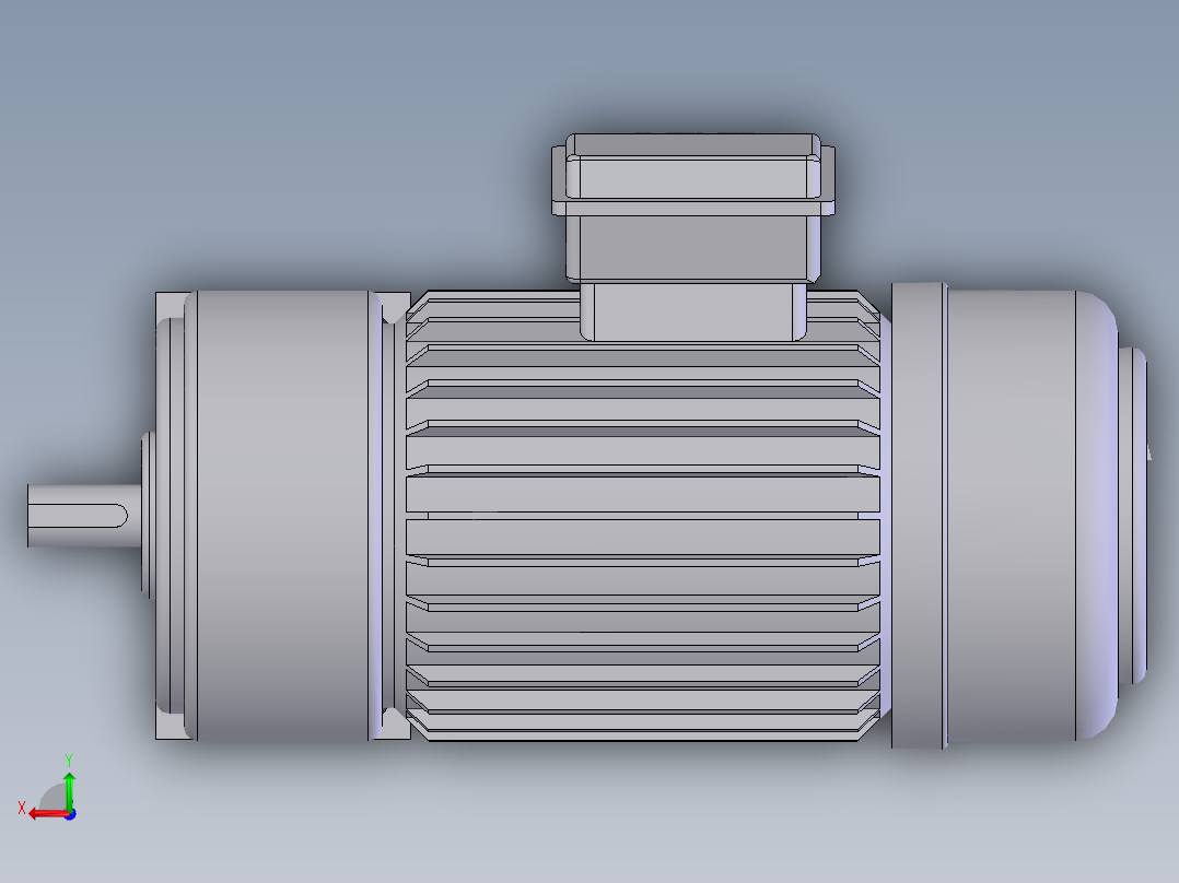 减速电机(4P-0.5HP-1430)后视图