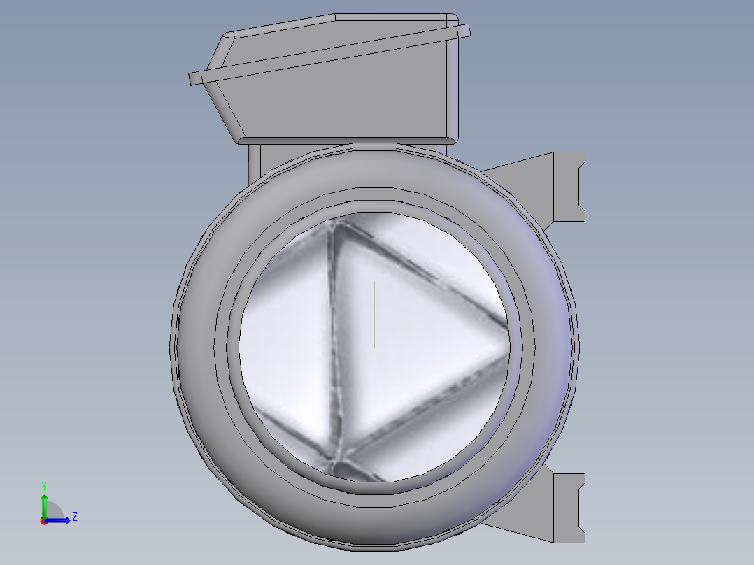 减速电机(4P-0.5HP-1430)左视图