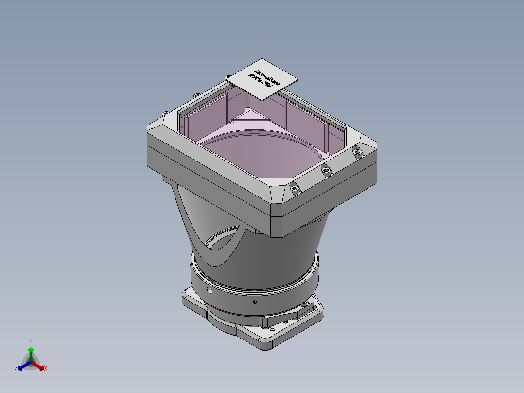望远镜(20)正等轴测图