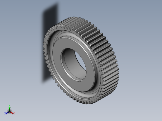 D118直齿M2X59正等轴测缩略图