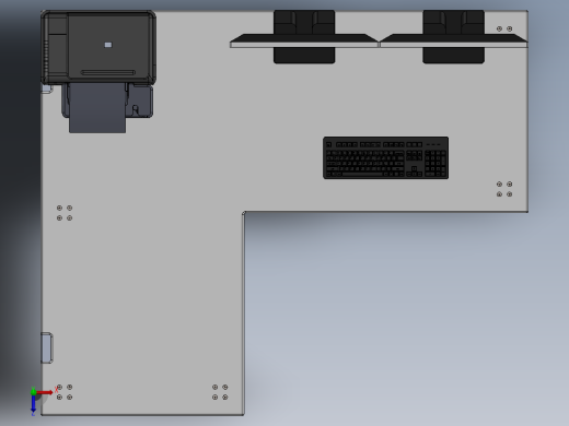 电脑桌(21)俯视缩略图